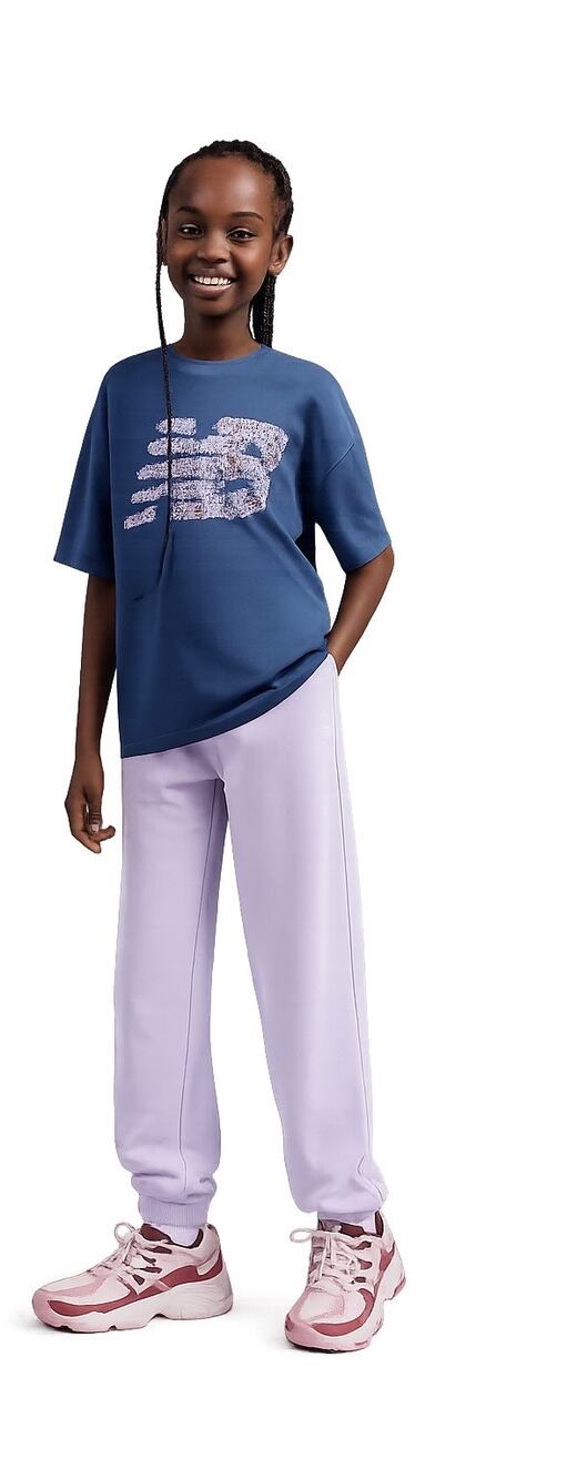 New Balance Purple Jogger Sweatpants - Girls Medium
